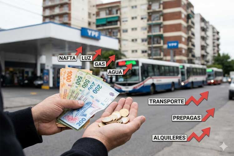 Aumentos en mayo: la lista completa de los servicios que suben y cómo afectan al bolsillo