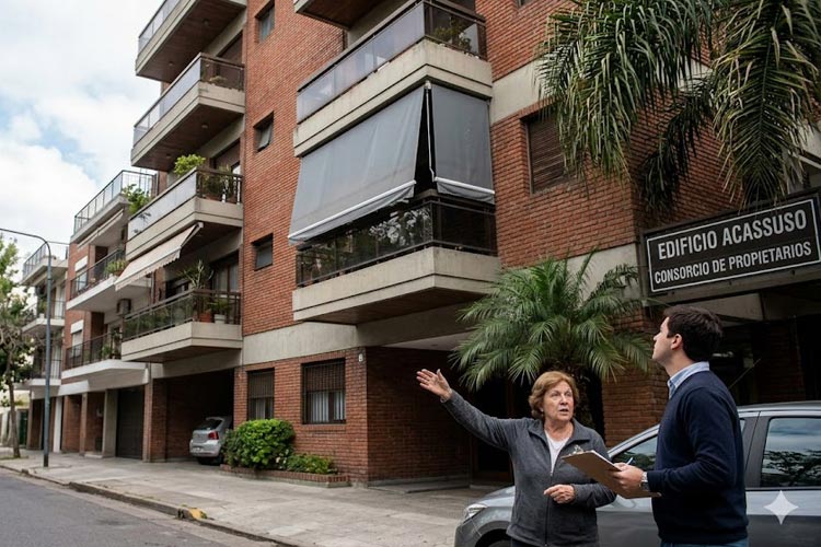 Un toldo desató una batalla judicial en un edificio de Acassuso y la dueña perdió dos veces