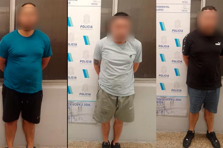 Detuvieron en Vicente López a tres sospechosos de una entradera a una jubilada de 74 años