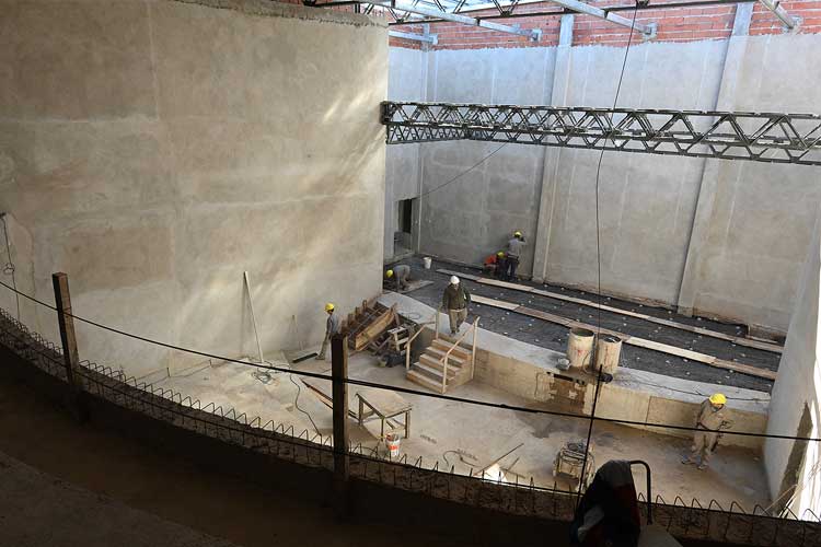 Tigre avanza en la construcción de un teatro para 270 espectadores en El Talar