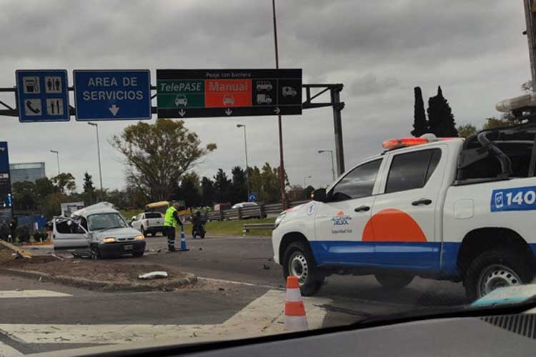 Tragedia en Panamericana: un muerto y un herido tras un choque múltiple en Vicente López