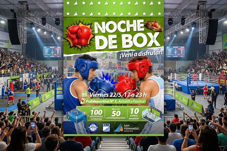 San Fernando organiza una nueva “Noche de Box”: habrá exhibiciones y combates amateur