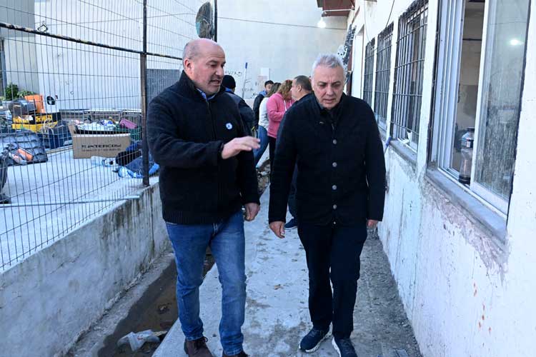 Tigre: Julio Zamora supervisó la ampliación de infraestructura en la Escuela Secundaria N° 21 de Benavídez