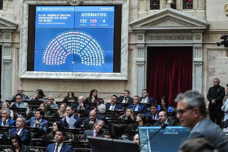 Zonas Frías: Diputados dio media sanción al recorte de subsidios al gas que afectaría a millones de hogares