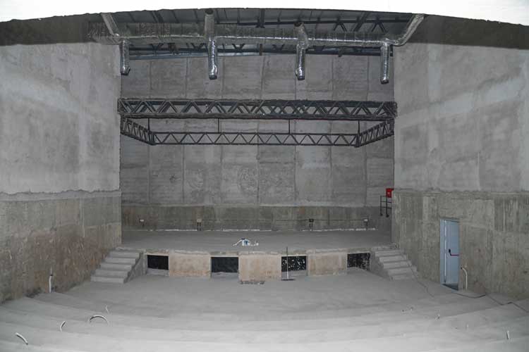 Tigre: Julio Zamora supervisó los avances del nuevo teatro y la futura delegación en Don Torcuato