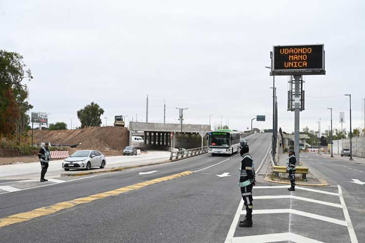 Puente Labruna: habilitaron el nuevo ramal y cambiaron el sentido de circulación en Núñez