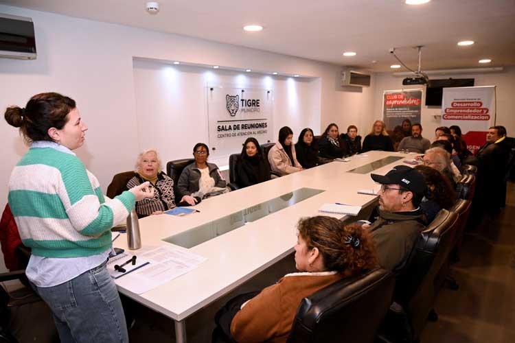 Tigre lanzó el Club Emprendedor para fortalecer la comercialización de proyectos locales 
