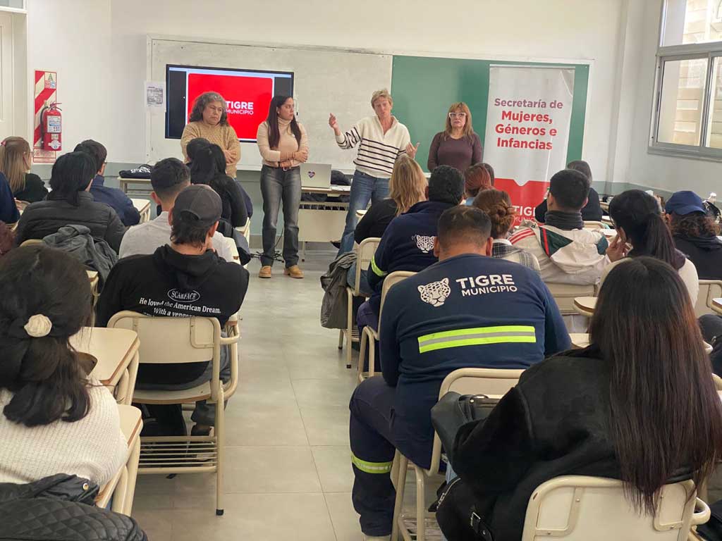 Continúan las capacitaciones en Tigre sobre la Ley Micaela con foco en la atención a la comunidad