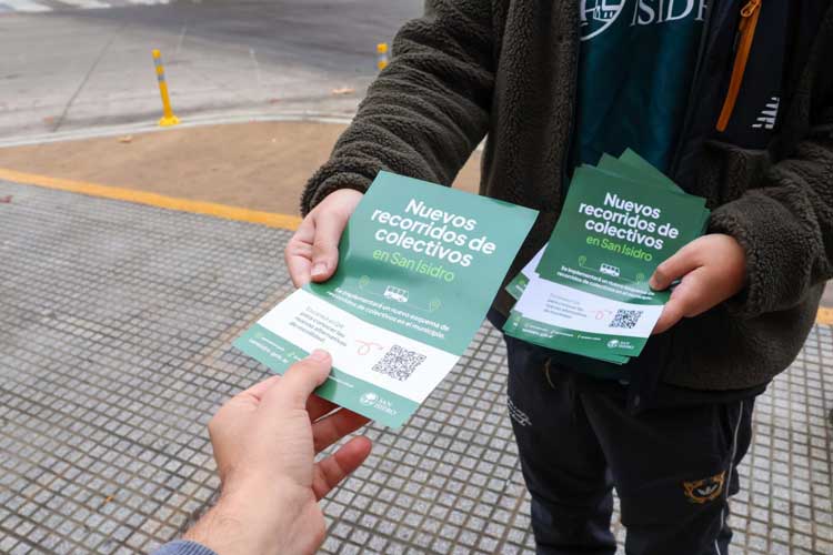 Nuevos recorridos de colectivos: operativo especial en todo San Isidro