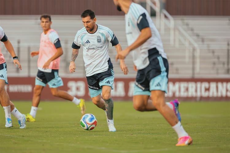 Argentina vs Islandia: Messi fue titular en la práctica y así llega la Selección al último amistoso antes del Mundial