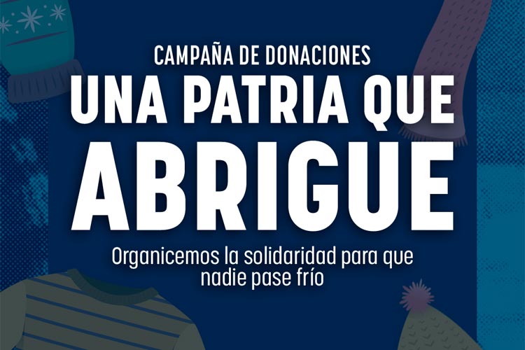En San Martín se puso en marcha “Una Patria que Abrigue”, una campaña para donar abrigo y frazadas