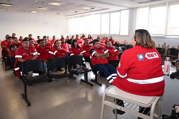 El Sistema de Emergencias Tigre recibió capacitación en RCP y protocolos de atención prehospitalaria
