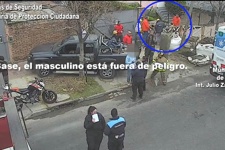 Tigre: un motociclista atropelló a un operario que cruzó de forma indebida la avenida en Rincón de Milberg