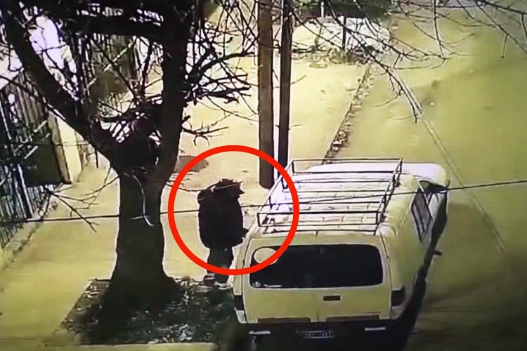 San Fernando: las cámaras de seguridad frustraron el robo de una camioneta y detuvieron al sospechoso