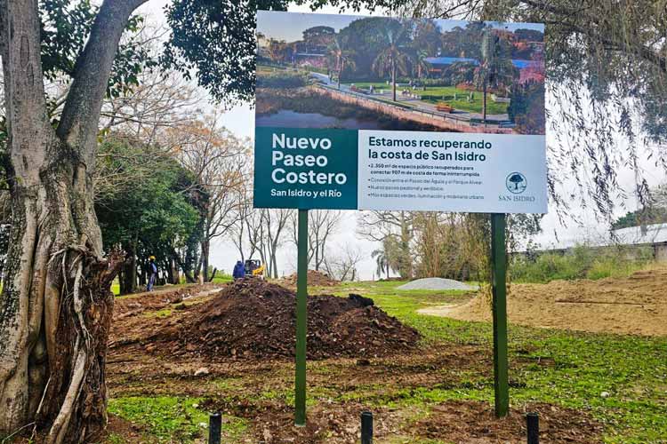 San Isidro inició la obra que unirá el Paseo del Águila con el Parque Alvear y sumará 907 metros de costa pública San Isidro inició la obra que unirá el Paseo del Águila con el Parque Alvear y sumará 907 metros de costa pública