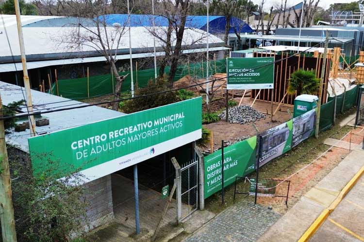 Vicente López sigue renovando el Centro Recreativo de Adultos Mayores