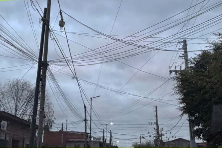 Fuerza Tigre presentó un proyecto para ordenar el cableado aéreo en todo Tigre