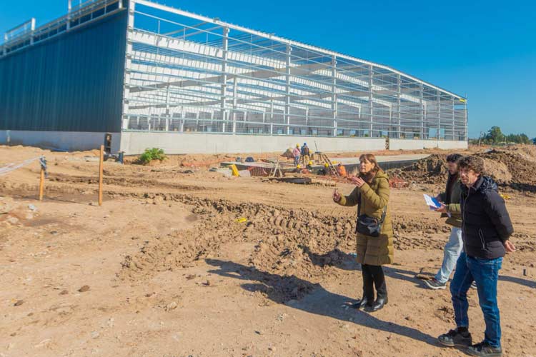 Parque Industrial de San Fernando: Andreotti destacó el avance de las obras y la llegada de nuevas PyMES
