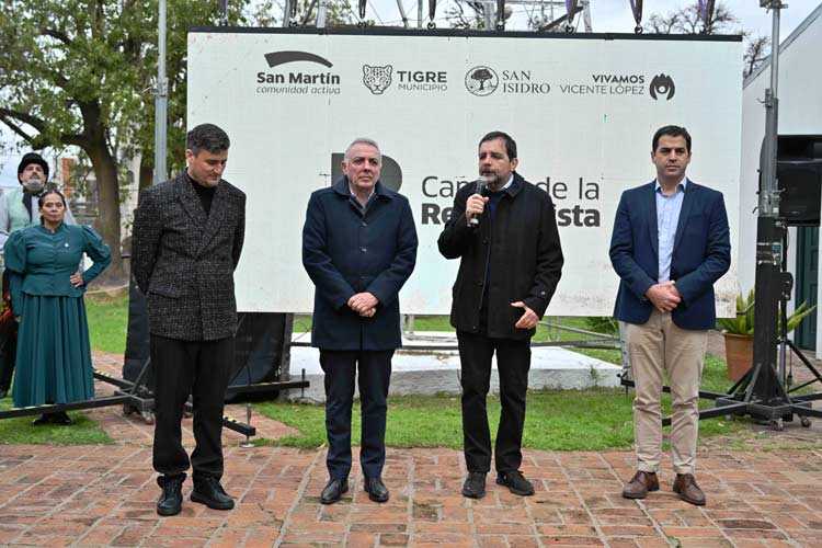 San Martín lanzó el Camino de la Reconquista junto a Tigre, San Isidro y Vicente López