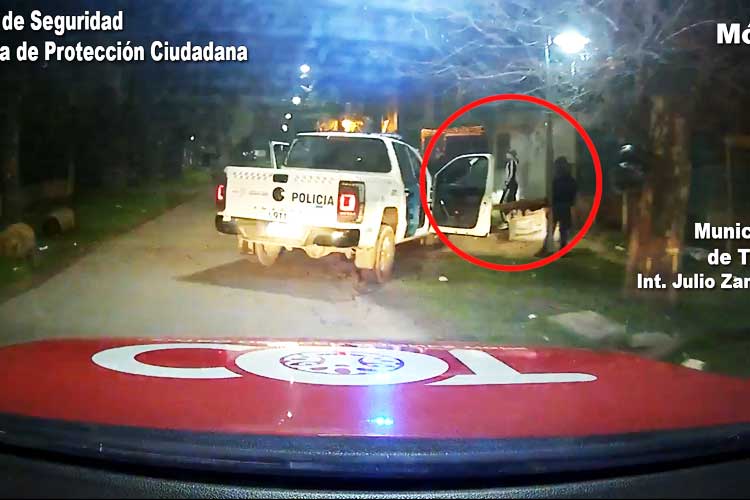 Troncos del Talar: rompió la luneta de un auto y fue detenido tras el seguimiento del COT