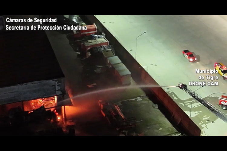 Don Torcuato: Así fue el operativo tras el feroz incendio en Grupo Almar