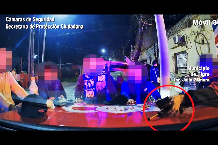 Tigre: el COT interceptó un auto con cuatro personas y secuestró una réplica de arma y drogas