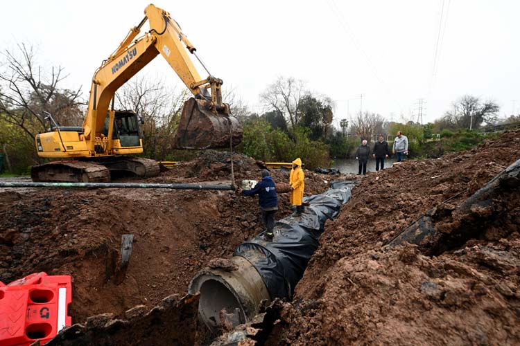 Tigre avanza con obras pluviales para prevenir anegamientos ante el posible Super Niño