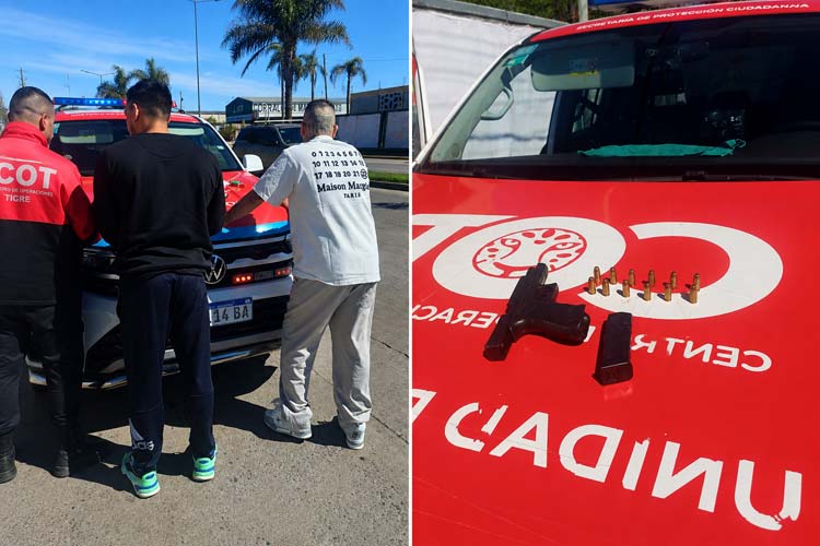 Callejero Fino fue detenido en Tigre con un arma y una camioneta sin patente