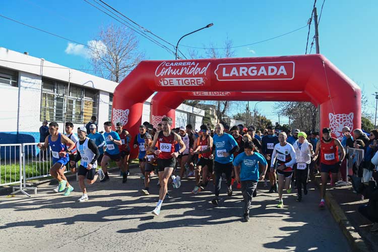 La carrera Comunidad de Tigre convocó a más de 1.300 personas en Troncos del Talar
