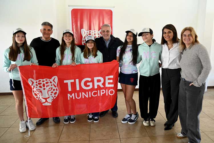Julio Zamora destacó el rol de los polideportivos de Tigre en la formación de jóvenes deportistas