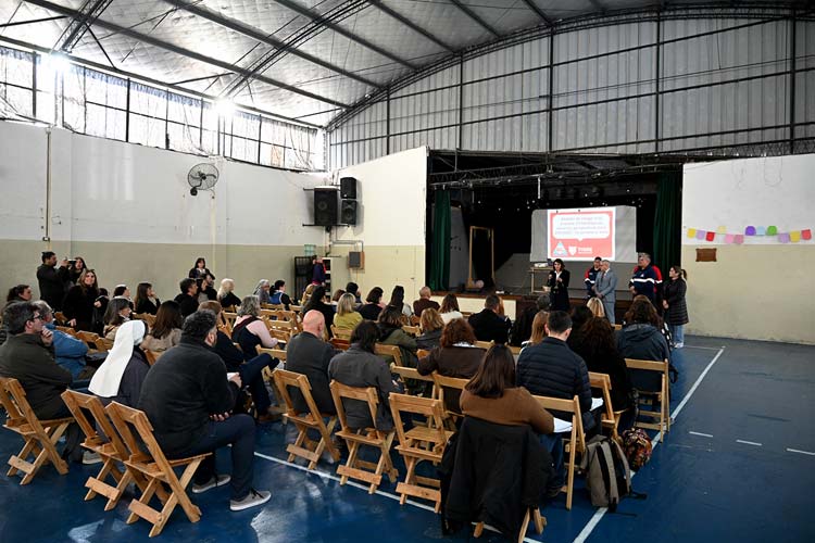 Tigre capacitó a escuelas por el fenómeno de El Niño y reforzó la prevención ante eventos climáticos