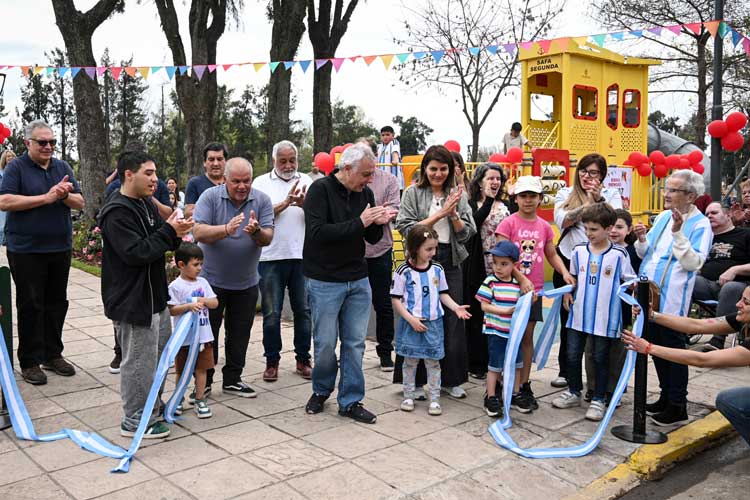 Tigre inauguró la Plaza Ciudad del Delta en Dique Luján y sumó su espacio público N° 107