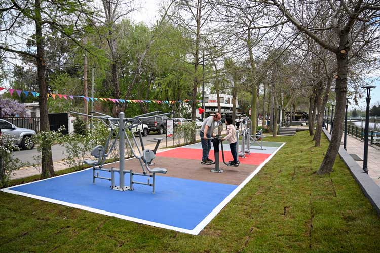 Tigre inauguró la Plaza Ciudad del Delta en Dique Luján y sumó su espacio público N° 107