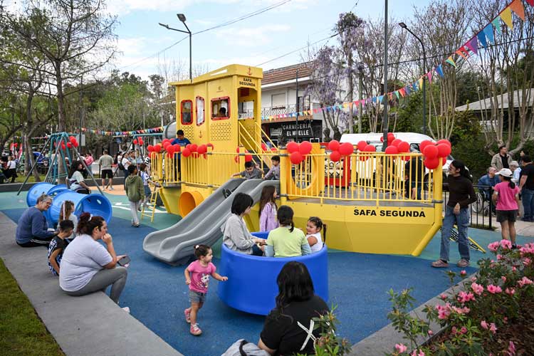 Tigre inauguró la Plaza Ciudad del Delta en Dique Luján y sumó su espacio público N° 107