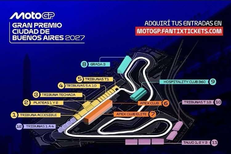 MotoGP en Buenos Aires: extienden hasta el 11 de octubre la preventa de entradas para los tres días