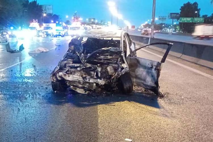 Vicente López: investigan un choque fatal en la Panamericana con un conductor alcoholizado