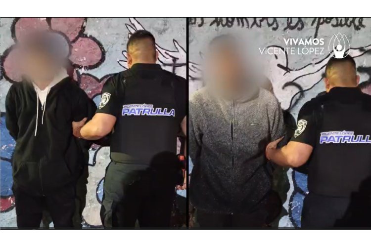 Villa Martelli: las cámaras de Vicente López frustraron el robo a una fábrica y detuvieron a dos sospechosos