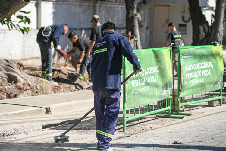 Vicente López inició obras para mejorar los accesos y la seguridad en la Estación Cetrángolo